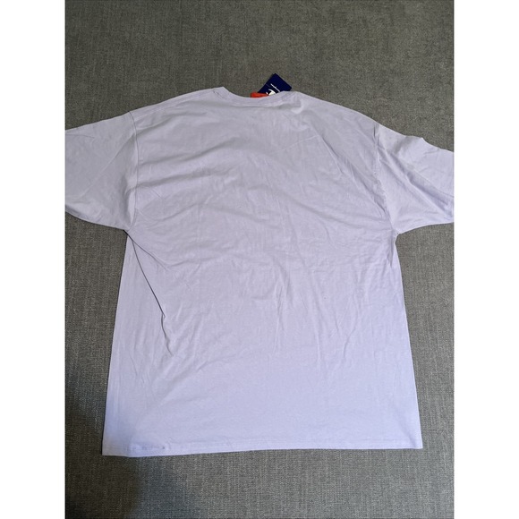 Champion Script Logo T Shirt Men's XXL  Light Purple Short Sleeve Activewear NWT - Picture 8 of 11